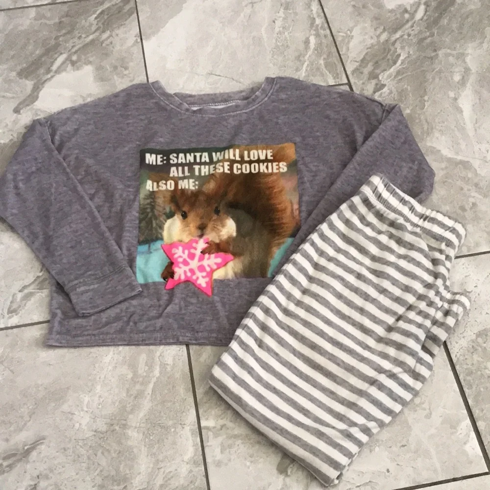 JUSTICE Sleep and Loungewear Girls/ Bundle of Three Pieces | 7 - 8